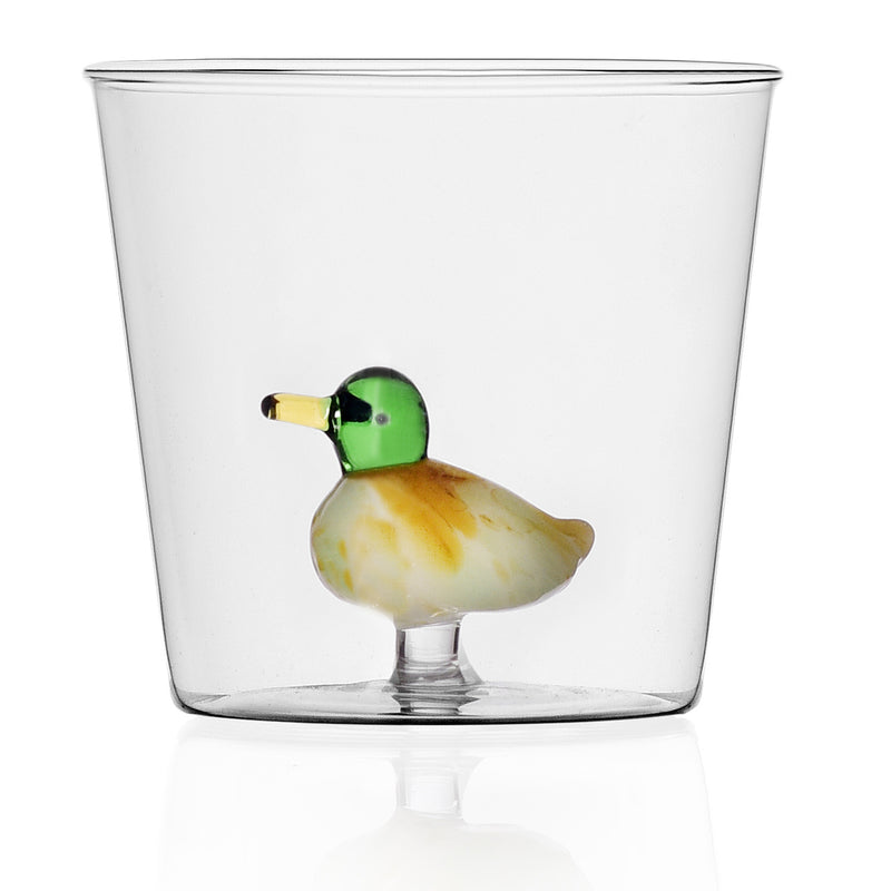 Glas mit Ente