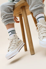 Socken Mommy - Weiß/Grün