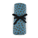 Musselin Tuch Leo Jeansblau