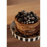 Tortenplatte Toppu - Large - Weiß/Schwarz