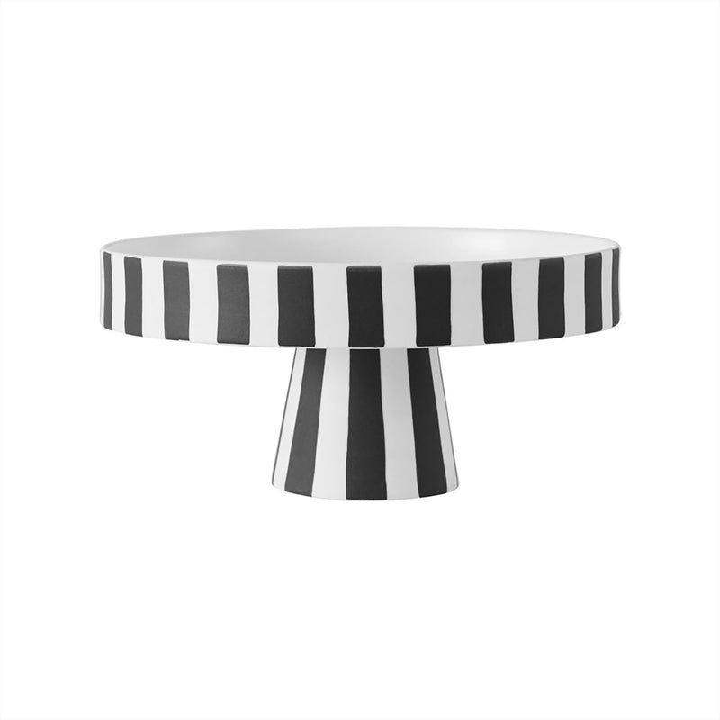 Cake Plate Toppu - Small - White/Black | OYOY