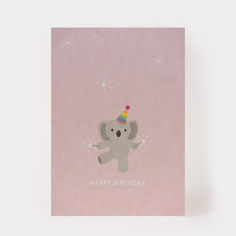 Postkarte HAPPY BIRTHDAY Koala