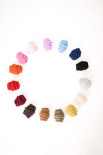 Kleiner "Sophie-Schal": Weinrot