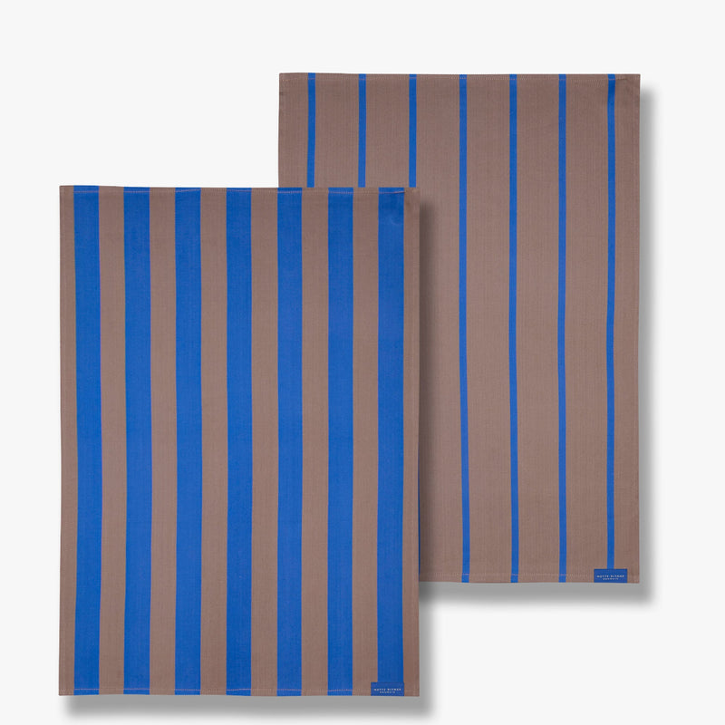 Geschirrtuch Stripes 2er Set - Blue