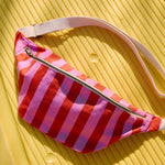 Bauchtasche - Orchidee/Tomate