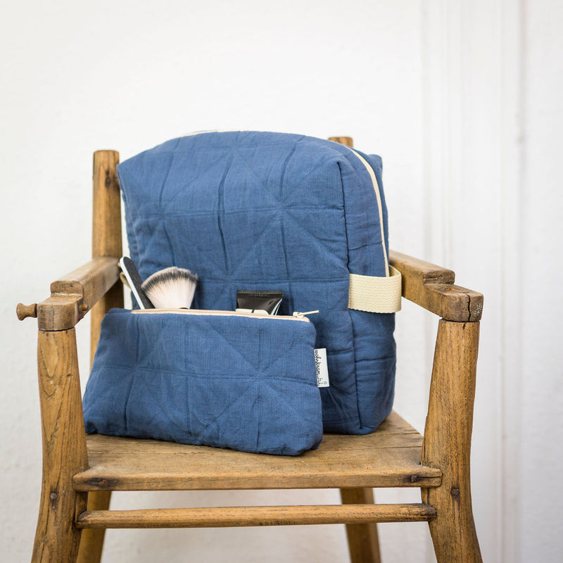 Kosmetiktasche "Lalita" Wave Blue | wohnkram