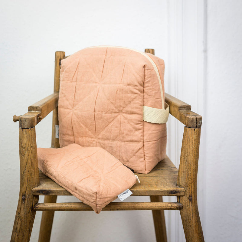 Kulturtasche "Cosima" Rosé | wohnkram