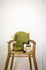 Kulturtasche "Cosima" Olive | wohnkram