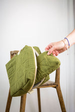 Kulturtasche "Cosima" Olive | wohnkram