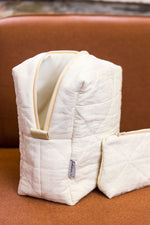 Kulturtasche "Cosima" Offwhite | wohnkram