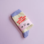 Too cool for school-Socken Flieder Gr. 31-34