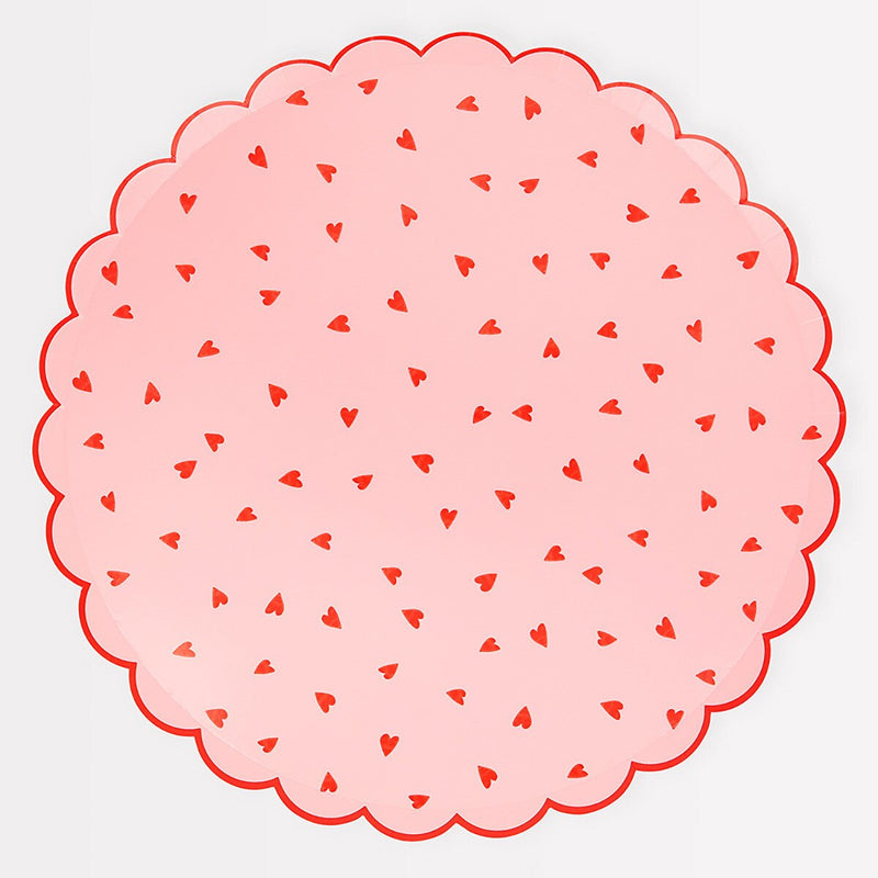 Party Teller mit Herzen