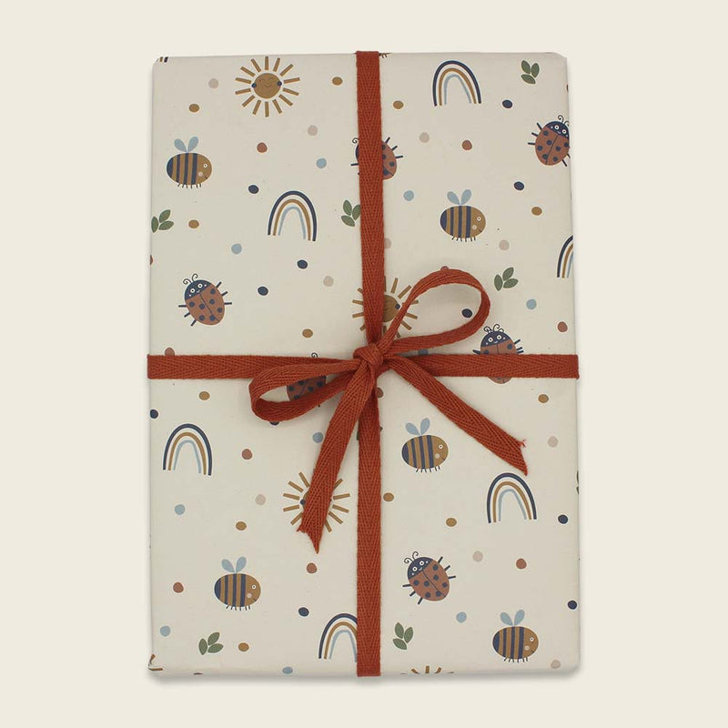 Gift Wrap Bee / Ladybug / Rainbow