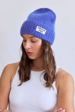 Mohair-Mütze - Future Dusk Blue