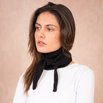 Kleiner "Sophie-Schal": Schwarz