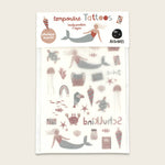 Kindertattoo-Set Schulkind Glitzer UNDER THE SEA