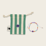 Kinderarmband Smile lila