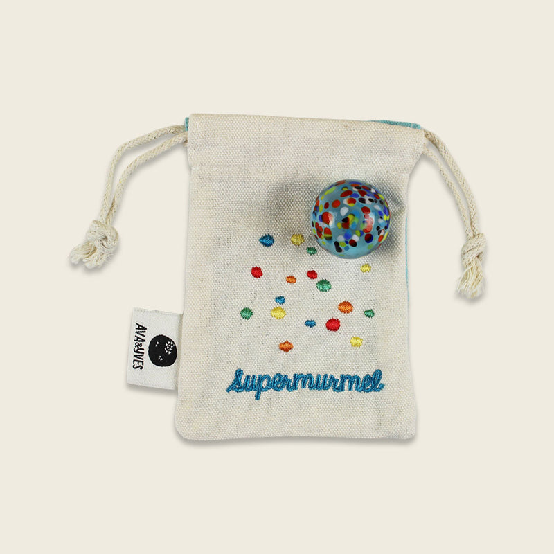 Supermurmel aus Muranoglas