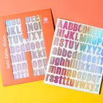 Holo Letter Sticker