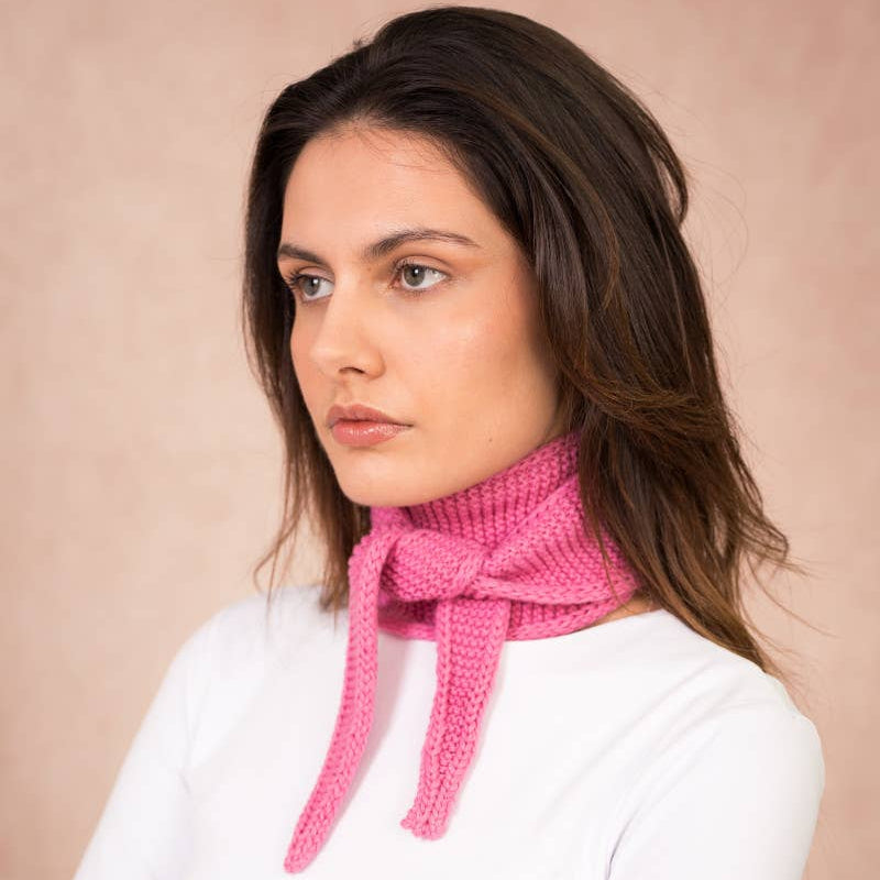 Kleiner "Sophie-Schal": Rosa