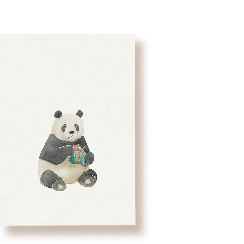 Panda Geschenk | Postkarte