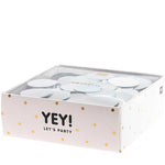 Konfetti Silber irisierend