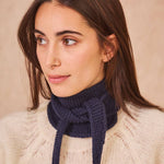 Kleiner "Sophie-Schal": Navy Blau