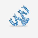 Haarklammer - Wave Denim