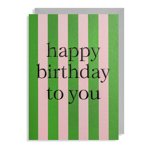 Grußkarte Happy Birthday to you