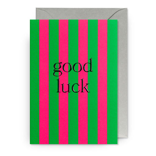 Grußkarte Good Luck