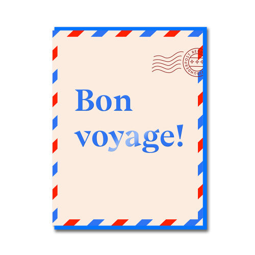 Grußkarte Bon Voyage