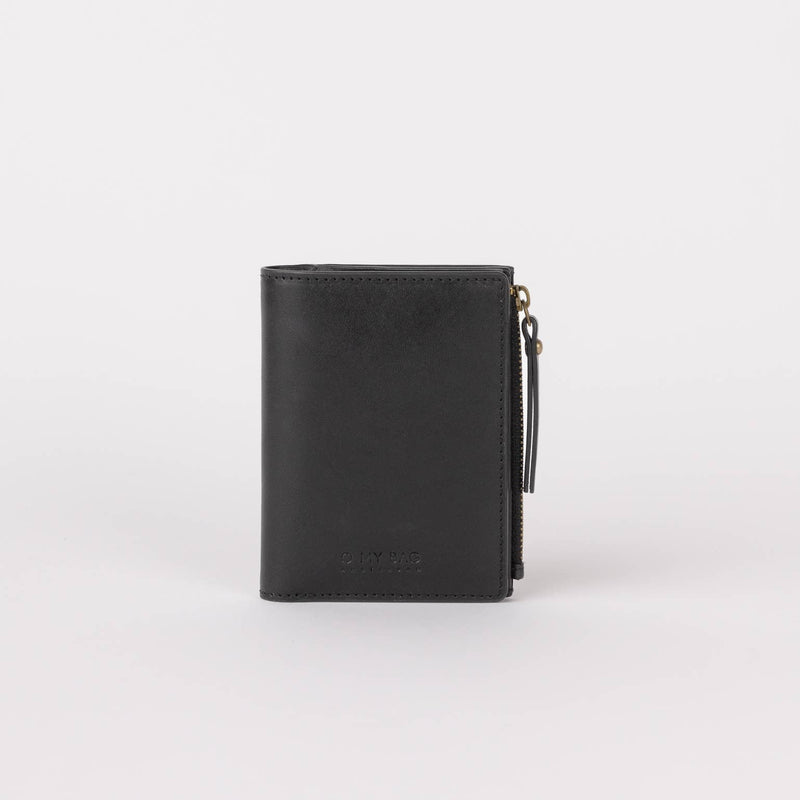 Geldbörse JAMIE - schwarzes Leder