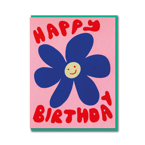 Grußkarte Birthday Flower