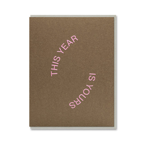 Grußkarte THIS YEAR IS YOURS