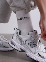 Auntie Socken - Weiß/Schwarz