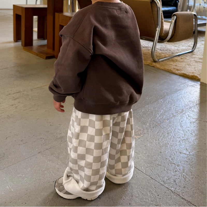 Kinderhose CHECKERED - sand