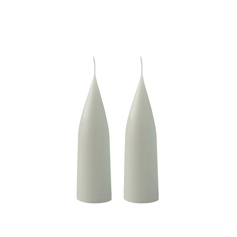 Kerze "Cone" 20 cm - Light Reseda | 1 Stück