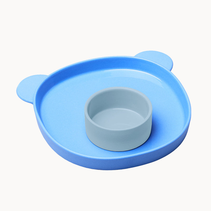 Kinderteller 1 Stück - Blueberry Bär