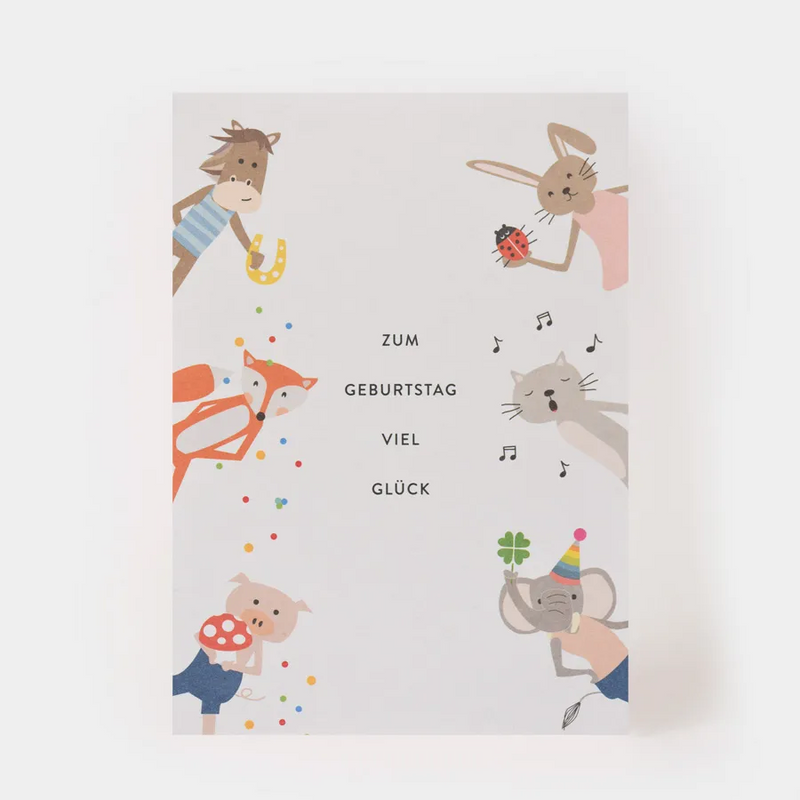 Postkarte GEBURTSTAGSPARADE