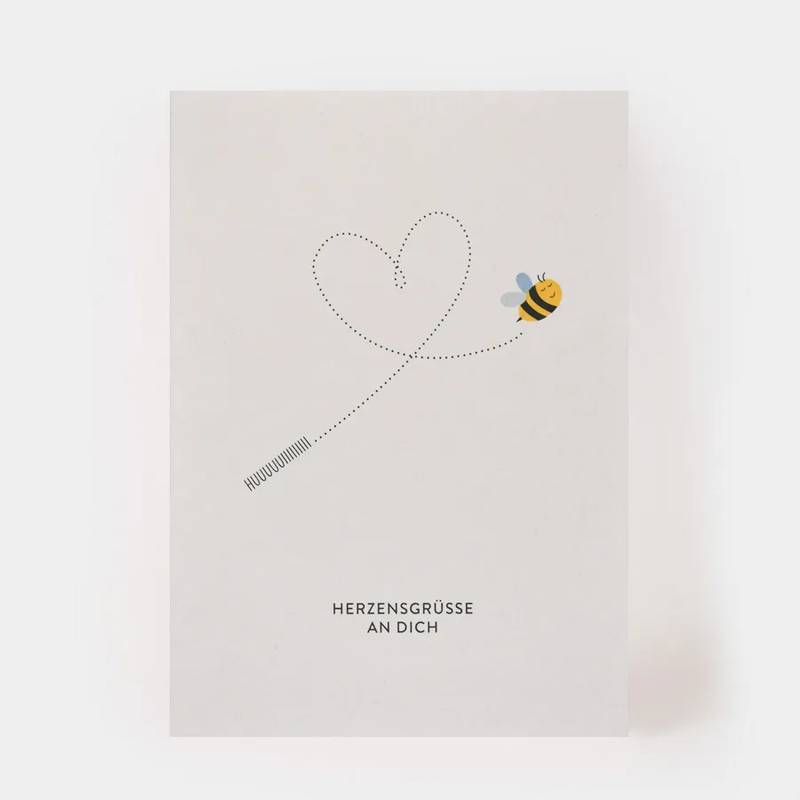 Postkarte HERZENSGRÜSSE