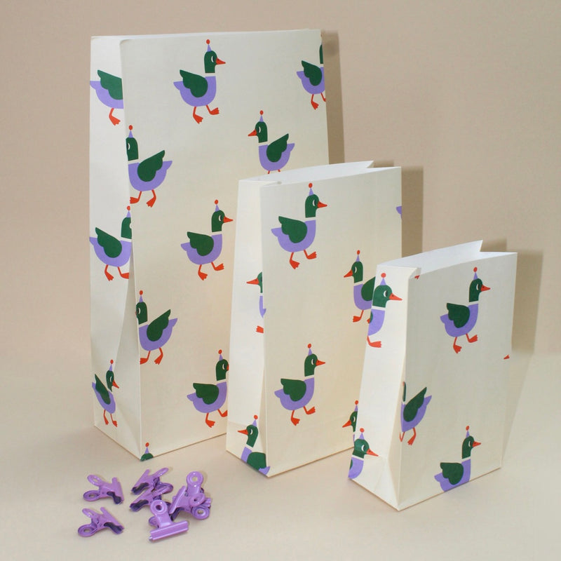 Papiertüte Blockboden ENTEN