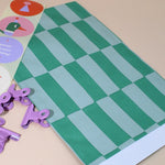 Papiertüte flach CHECK GREEN