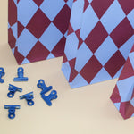 Papiertüte Blockboden HARLEKIN Lila