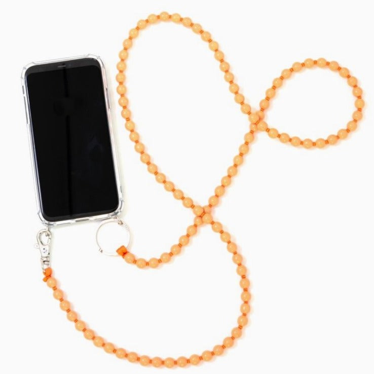 Handykette peach - orange INA SEIFART