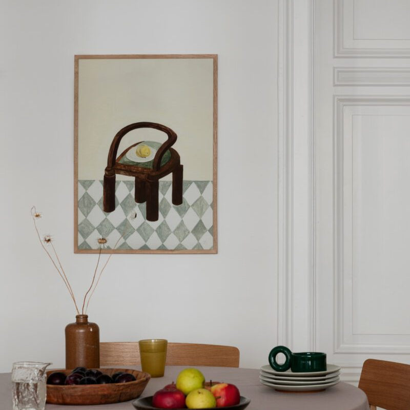 Poster CHAIR WITH FRUIT 40x50 cm