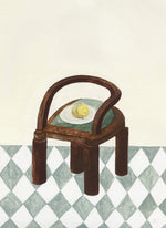 Poster CHAIR WITH FRUIT 40x50 cm