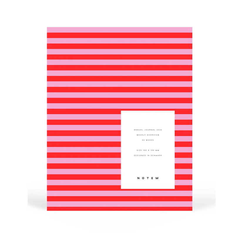 Kalender ALVA 2026 rot/rosa