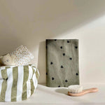 Kulturtasche - Gestreift & Khaki