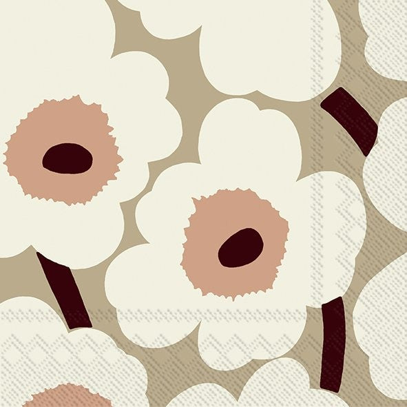 Servietten UNIKKO Cream 33x33cm