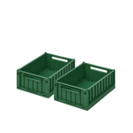 Klappbox WESTON small 2er Pkg Garden green
